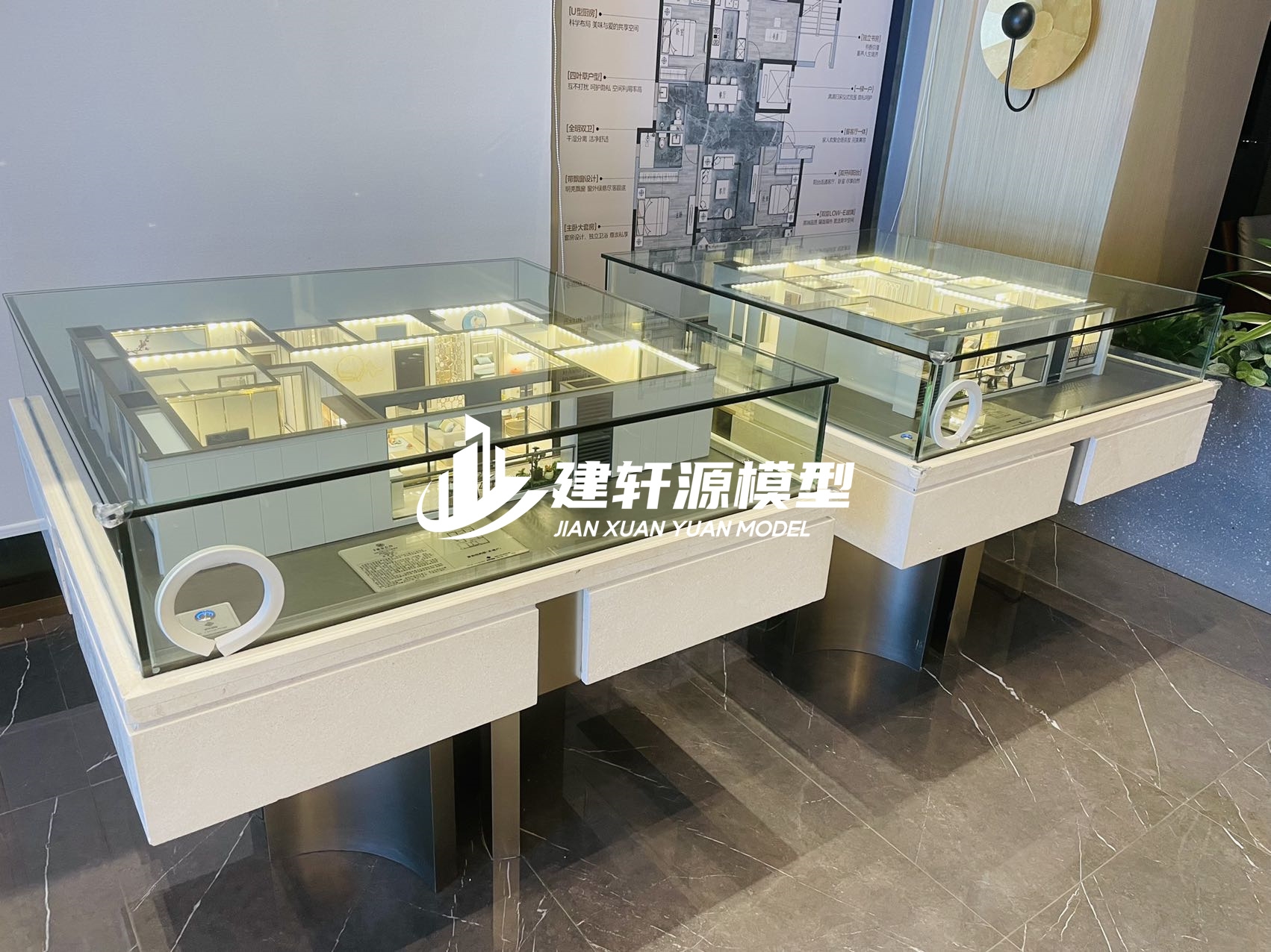 彭阳中梁地产户型模型制作